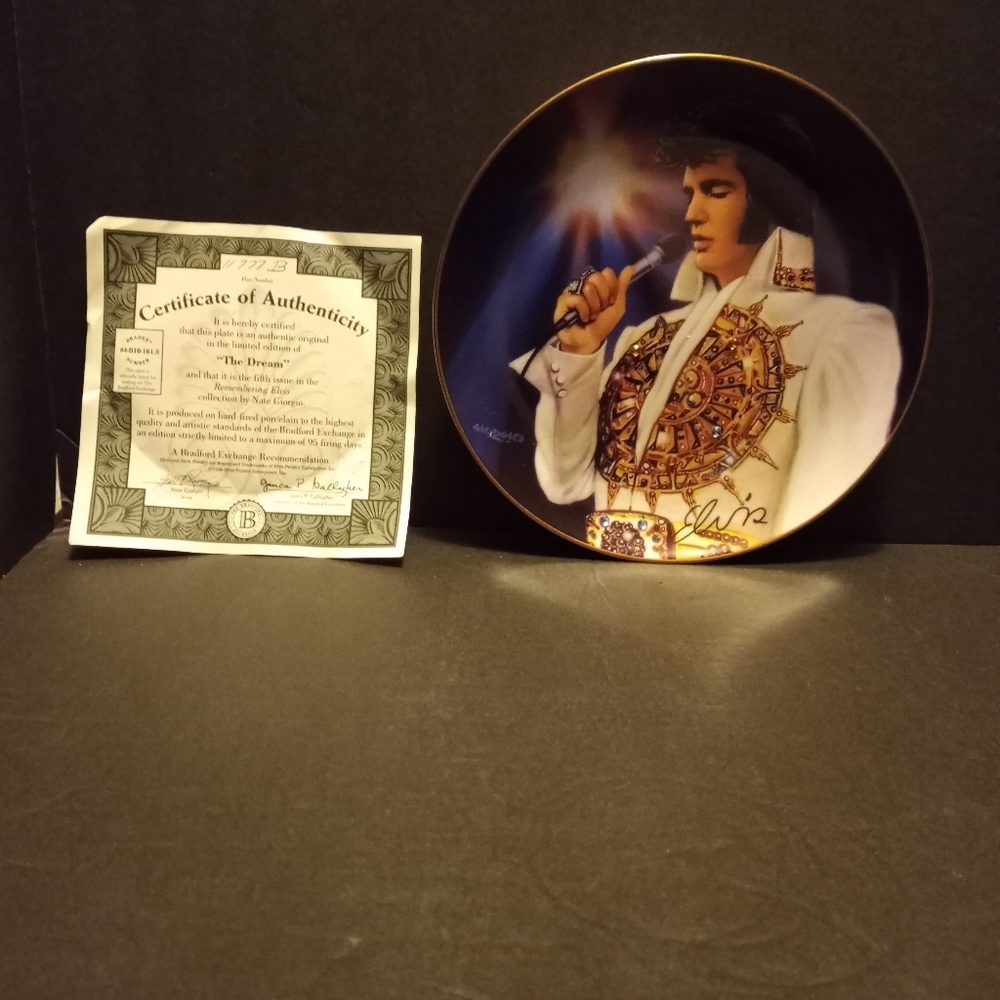 Elvis Collector Plate